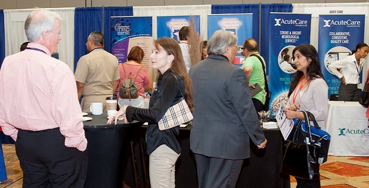 Exhibit Hall at the 2014 Telemedicine & Telehealth Service Provider Showcase (SPS)